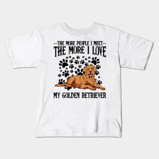 Golden Retriever Kids T-Shirt